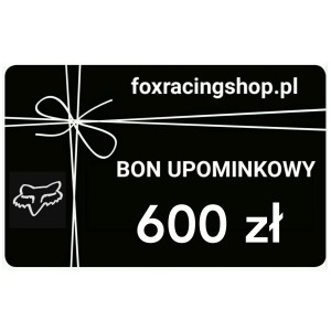 Bon upominkowy  600 zł 